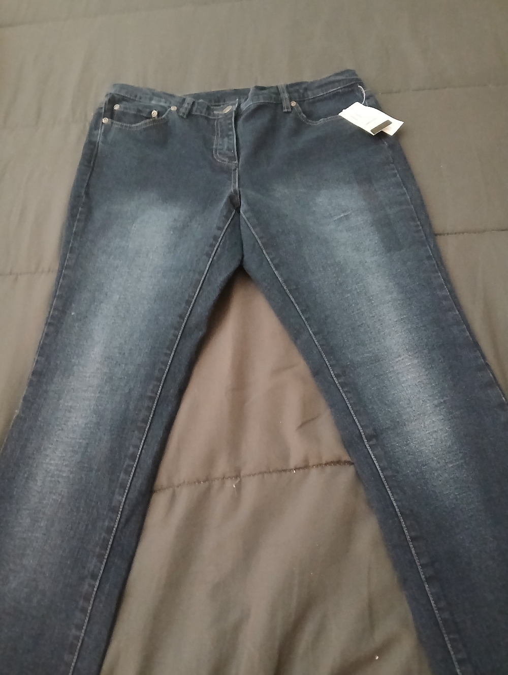 INC International Concepts Dark Blue Skinny Jeans